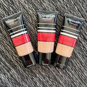 Covergirl Outlast Foundation 820 NWT Set 3 Broad Spectrum SPF20